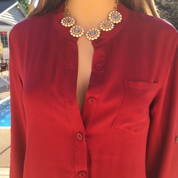 sale MAXI DRESS WITH BLOUSE TOP - Picture 6 of 8